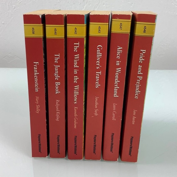 Vintage mini Illustrated Classic Editions Book lot of 6 pocket SC books EUC - Picture 11 of 11